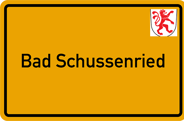 Schild Bad Schussenried